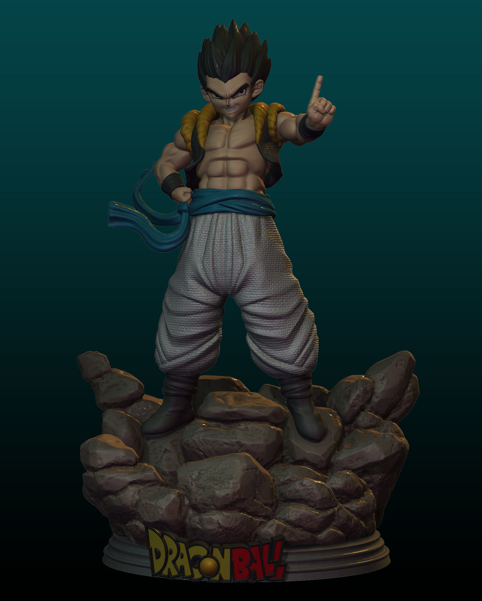 GOTENKS - DRAGON BALL Z - 3D PRINT MODEL 3D print model_1