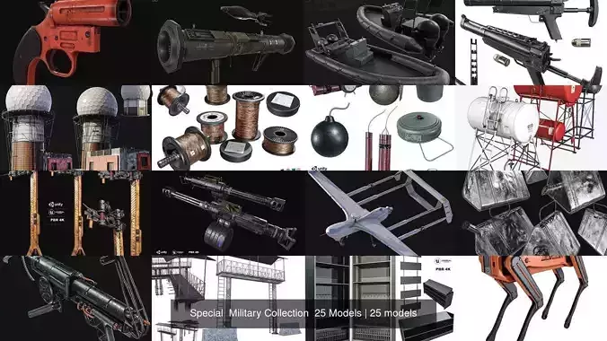 Special  Military Collection  25 Models 