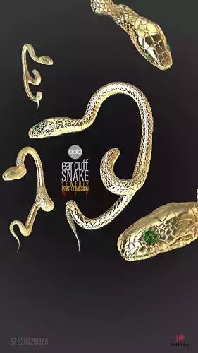 EAR CUFF SNAKE
