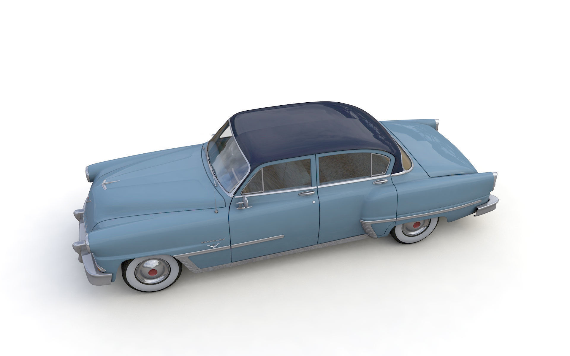 Desoto Firedome Sedan 1953 3D model_2