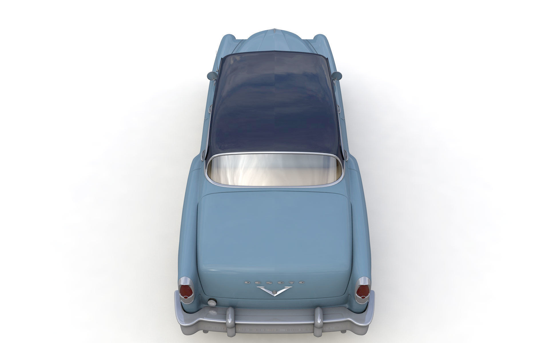 Desoto Firedome Sedan 1953 3D model_15