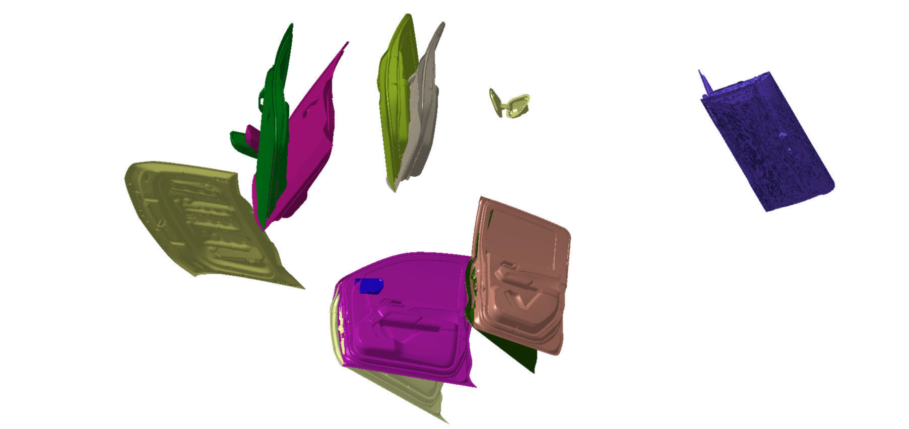 Chevrolet Colorado 4WD 2023 Vehicle 3d scan model 3D model_15