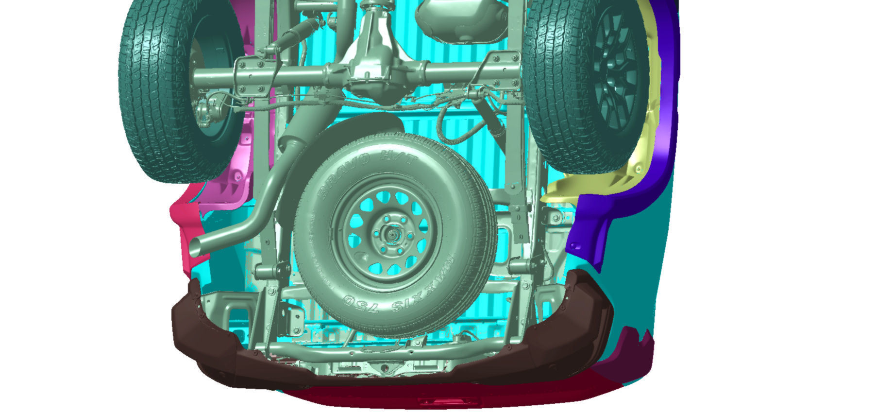 Chevrolet Colorado 4WD 2023 Vehicle 3d scan model 3D model_10