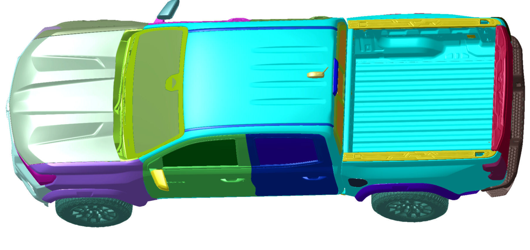 Chevrolet Colorado 4WD 2023 Vehicle 3d scan model 3D model_3