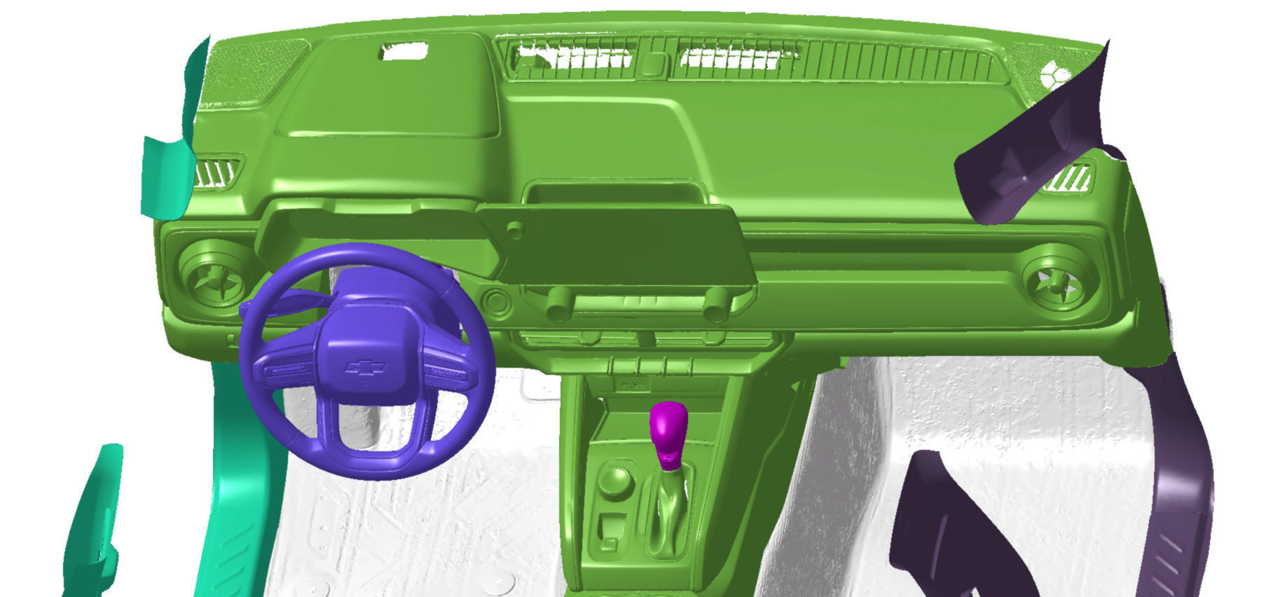 Chevrolet Colorado 4WD 2023 Vehicle 3d scan model 3D model_14