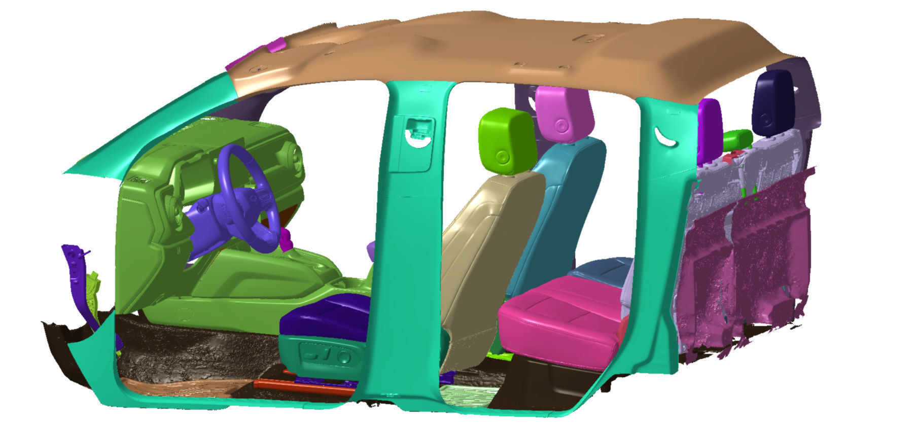 Chevrolet Colorado 4WD 2023 Vehicle 3d scan model 3D model_11