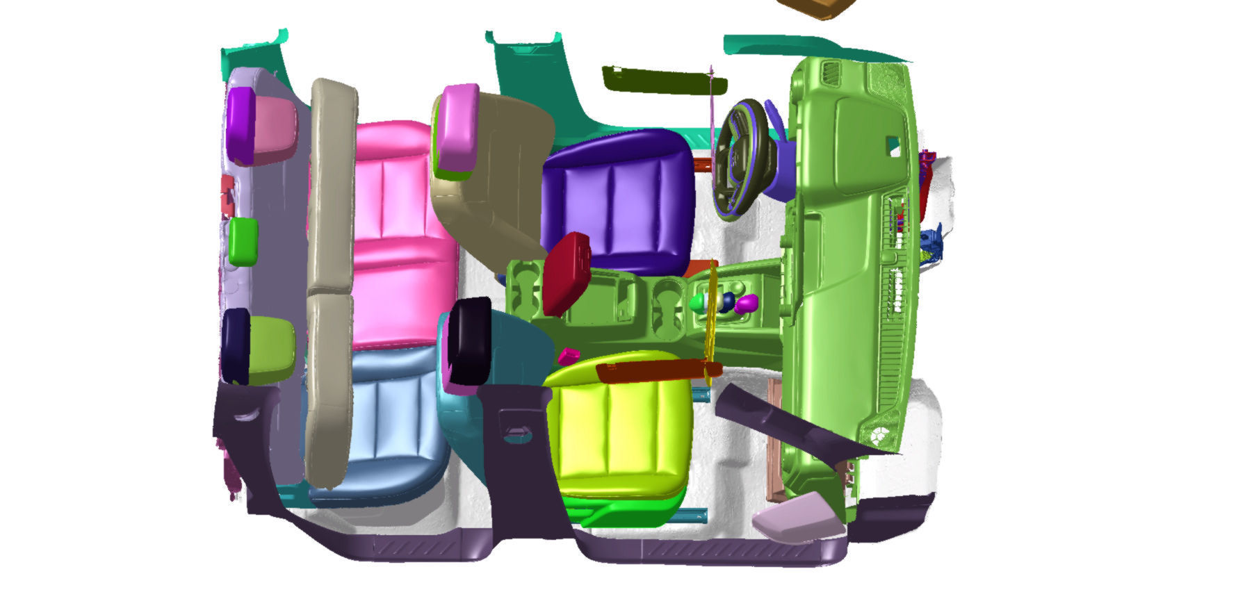 Chevrolet Colorado 4WD 2023 Vehicle 3d scan model 3D model_12