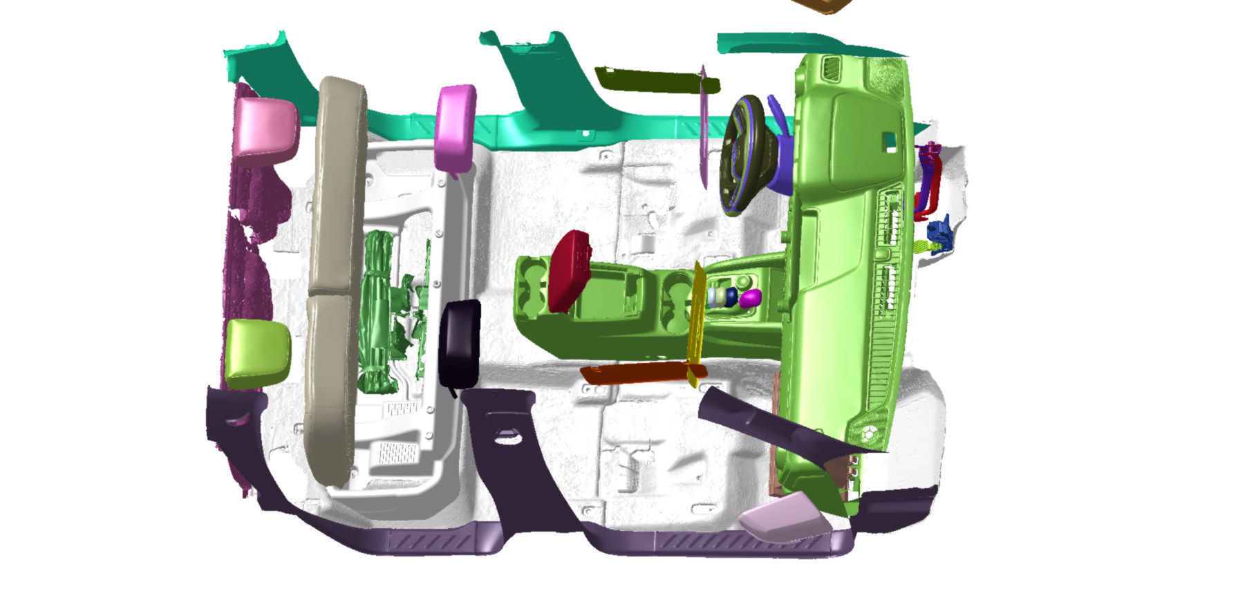 Chevrolet Colorado 4WD 2023 Vehicle 3d scan model 3D model_13