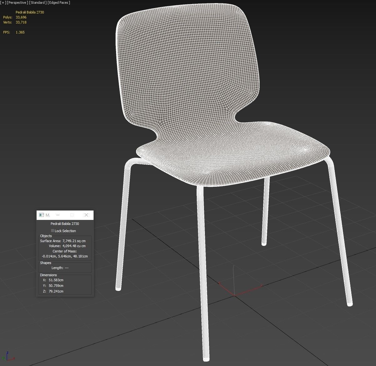 Chair 3D model_7