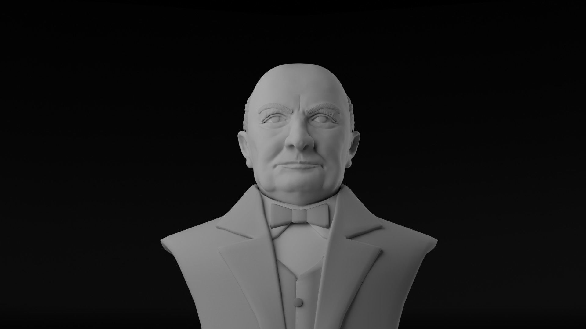 Winston Churchill 3D model_18