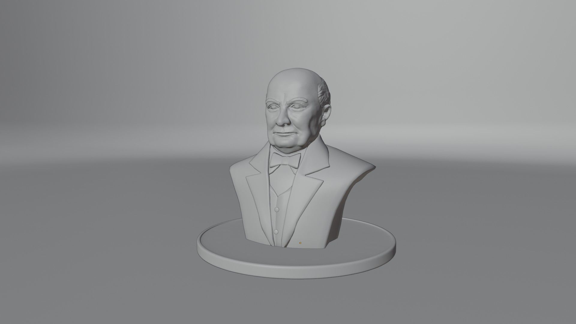 Winston Churchill 3D model_29