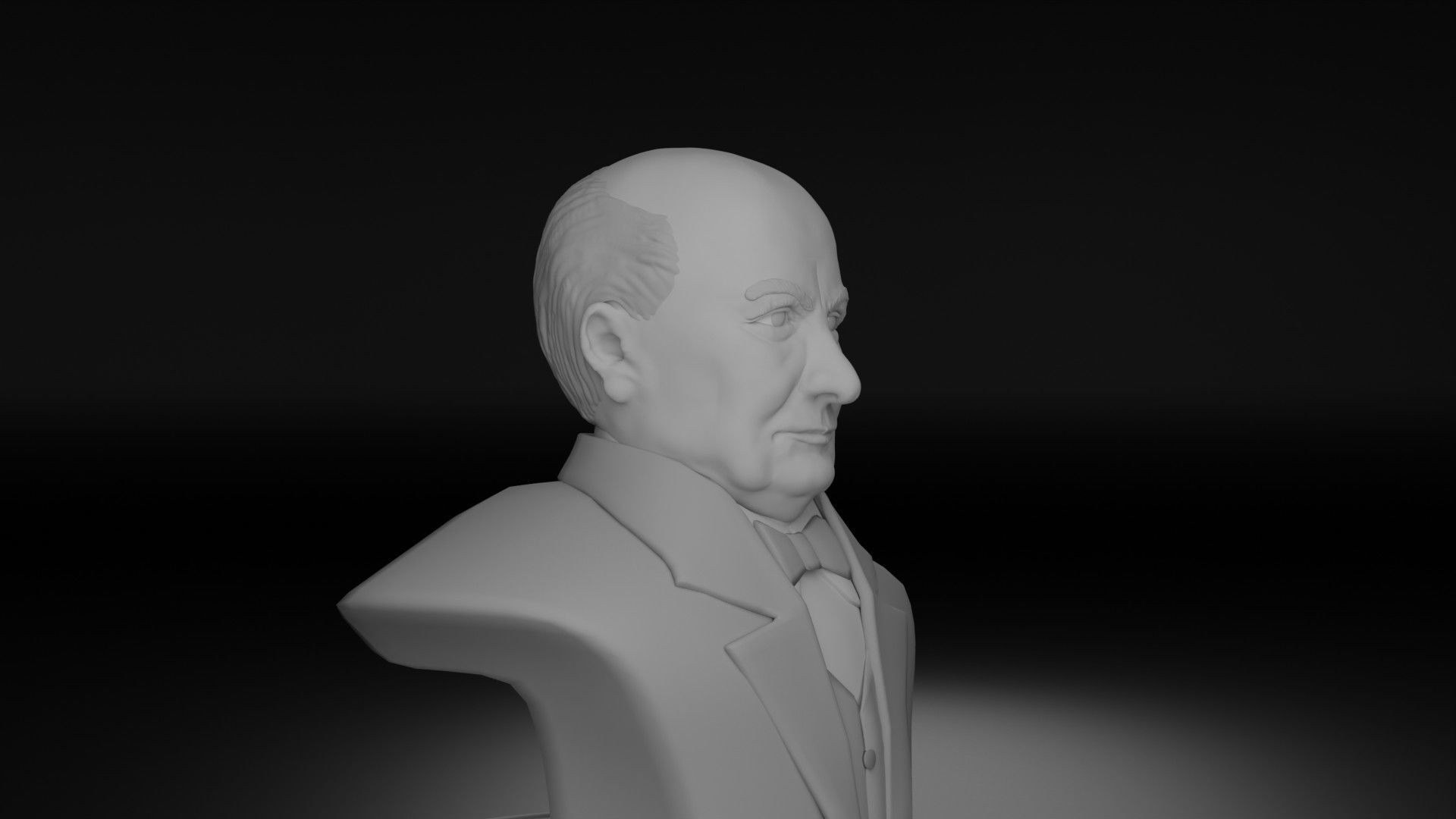 Winston Churchill 3D model_19