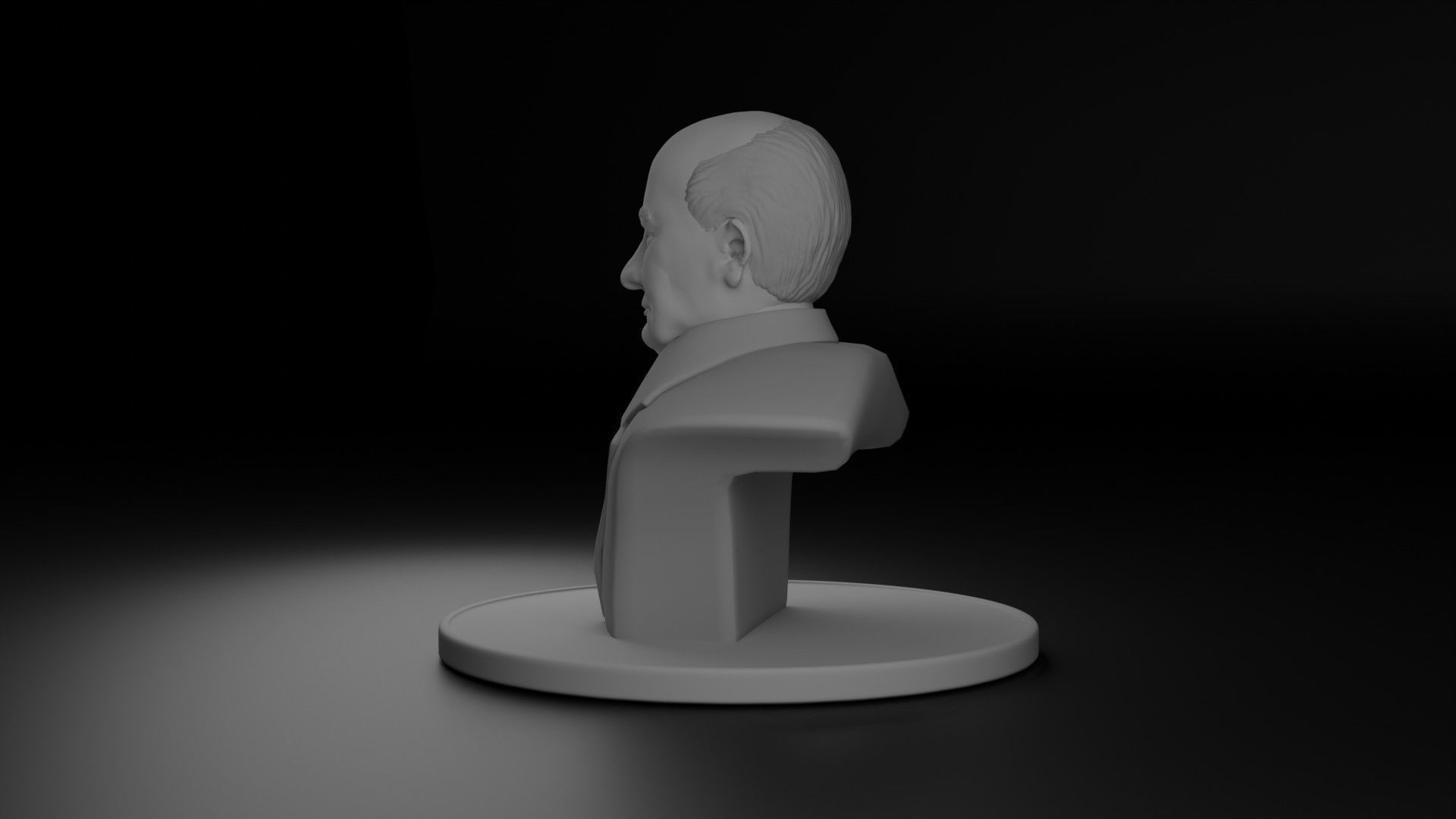 Winston Churchill 3D model_12