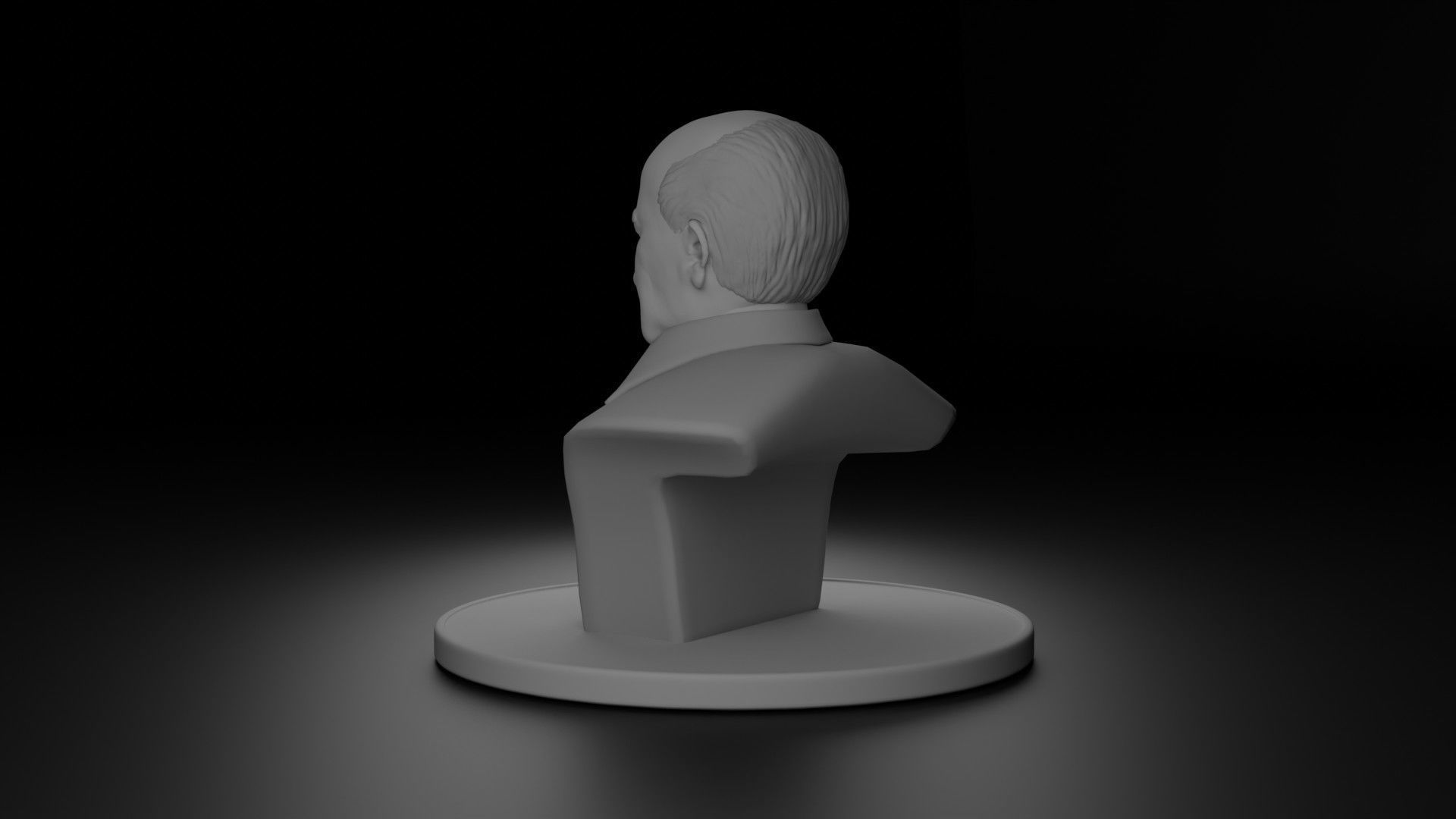 Winston Churchill 3D model_11