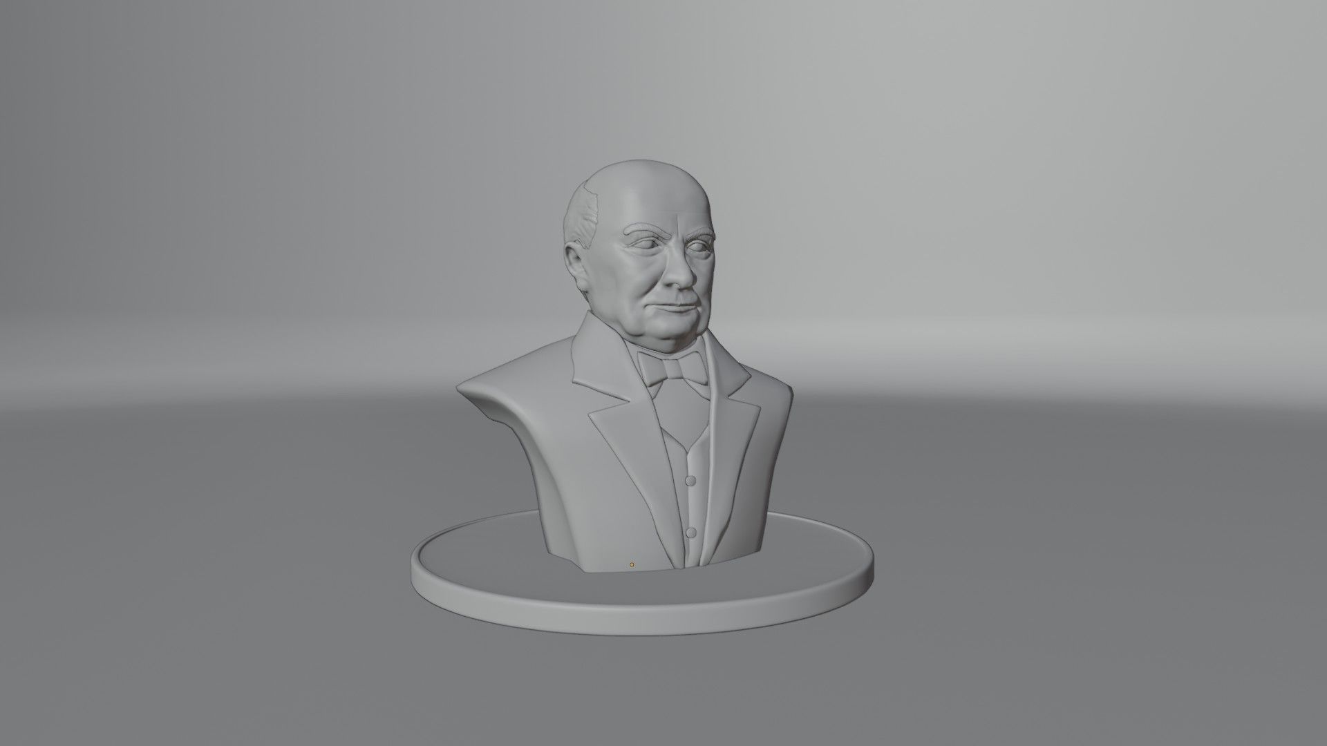 Winston Churchill 3D model_27
