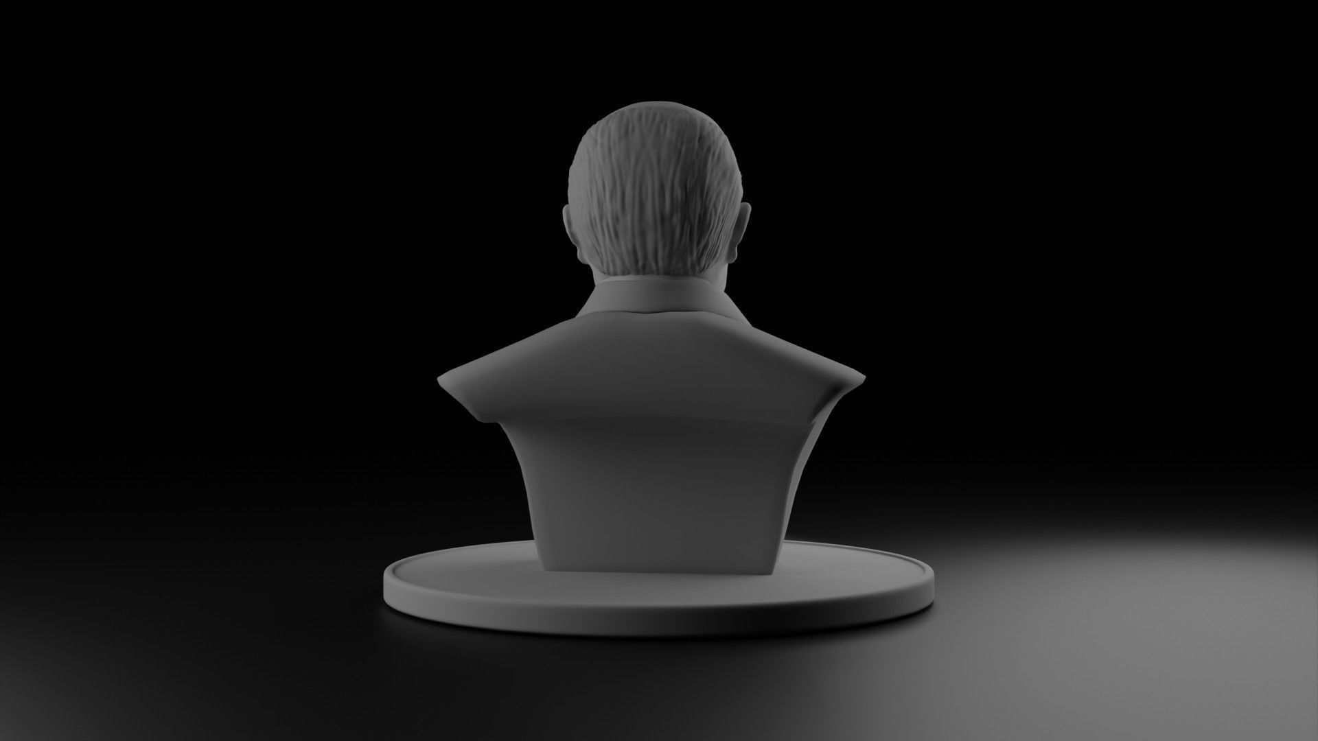 Winston Churchill 3D model_9