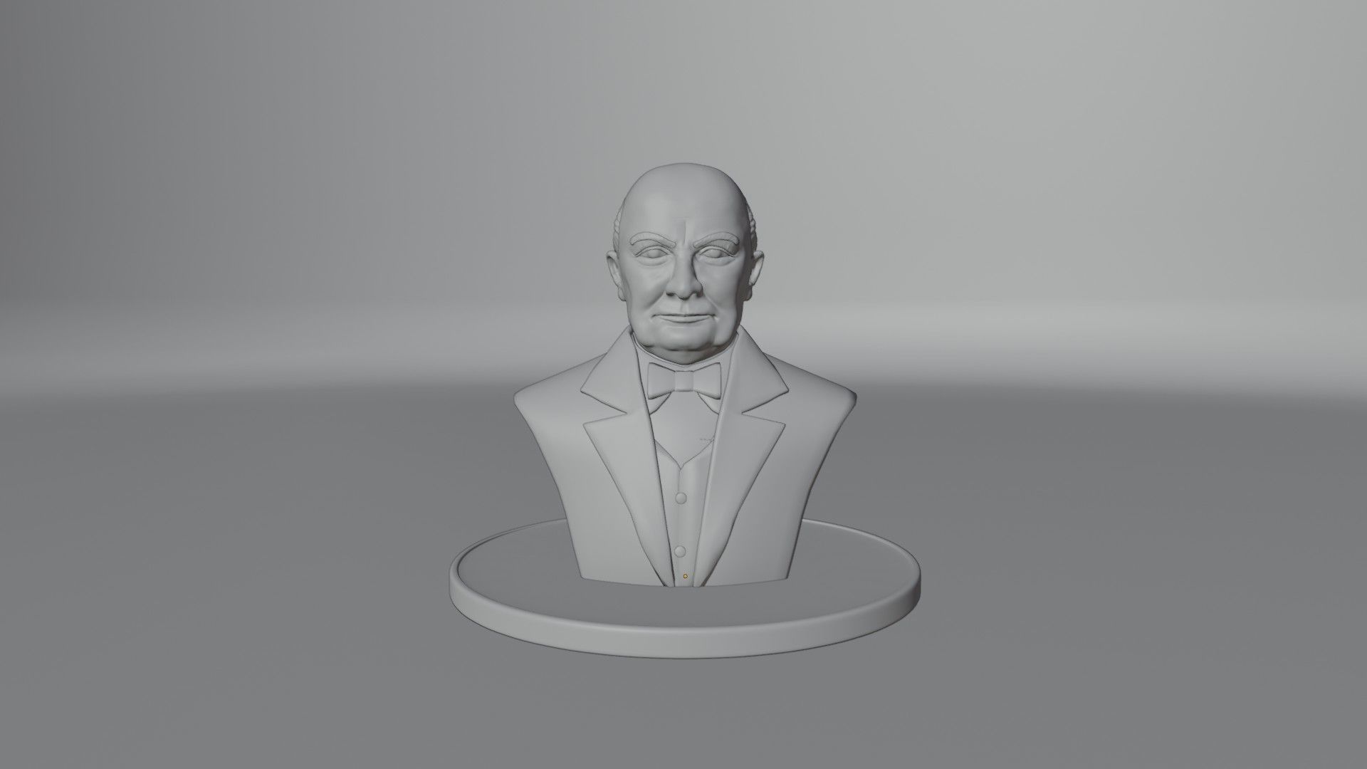 Winston Churchill 3D model_28