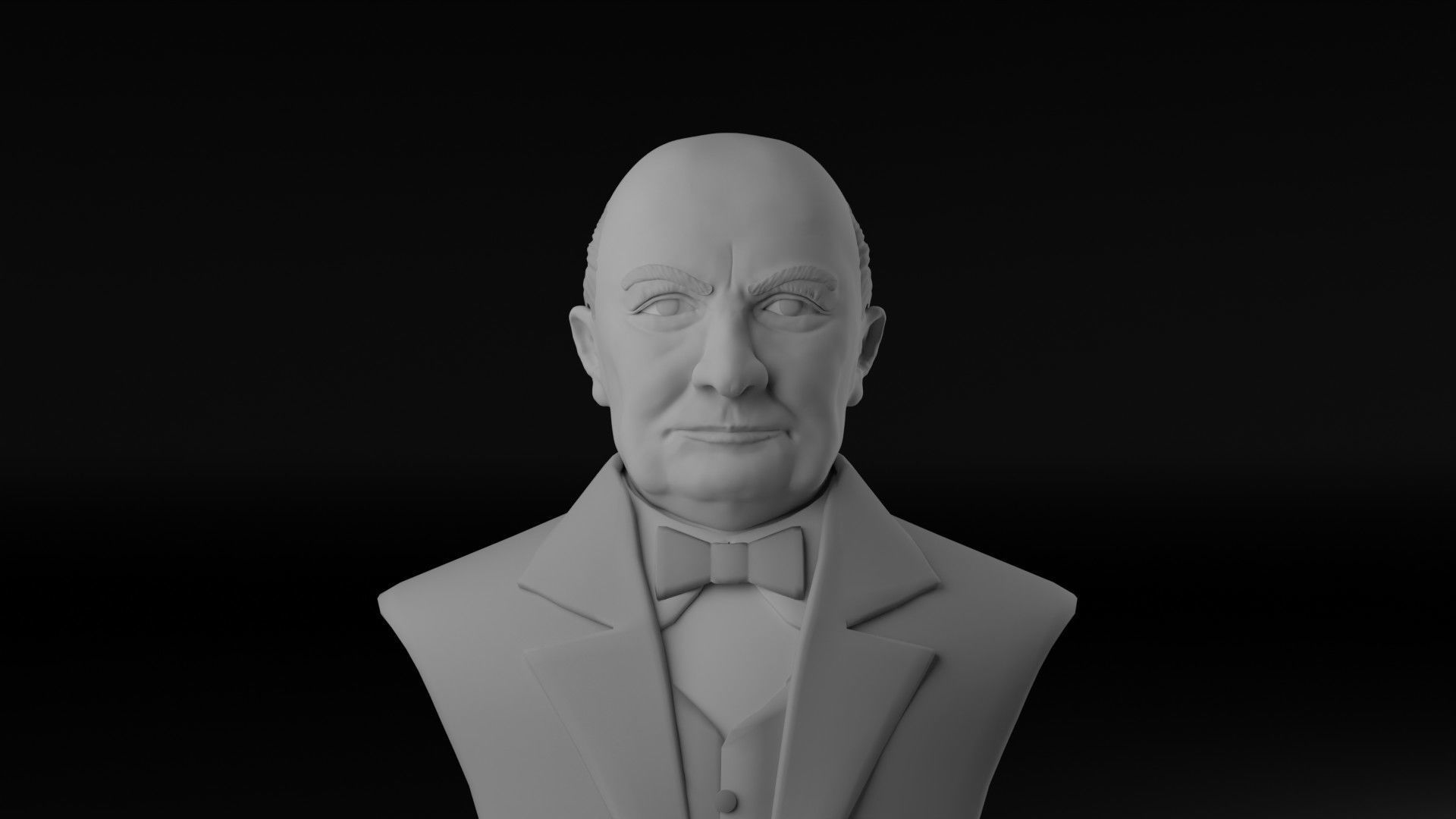 Winston Churchill 3D model_23