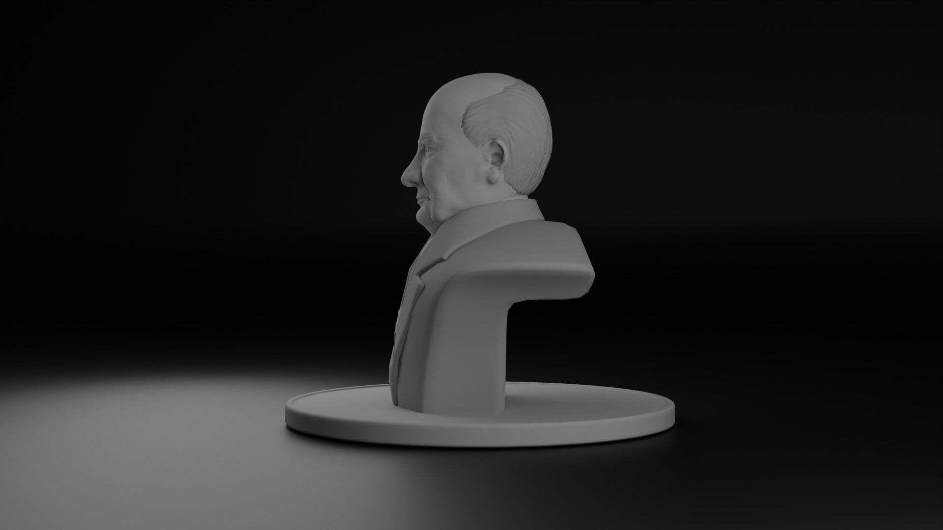 Winston Churchill 3D model_13
