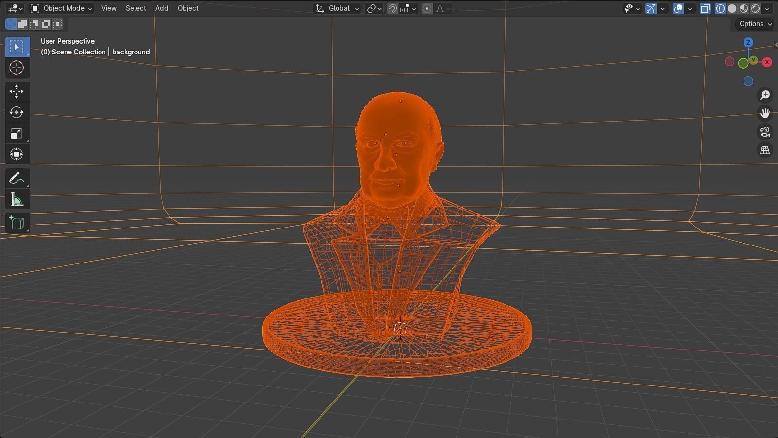 Winston Churchill 3D model_31