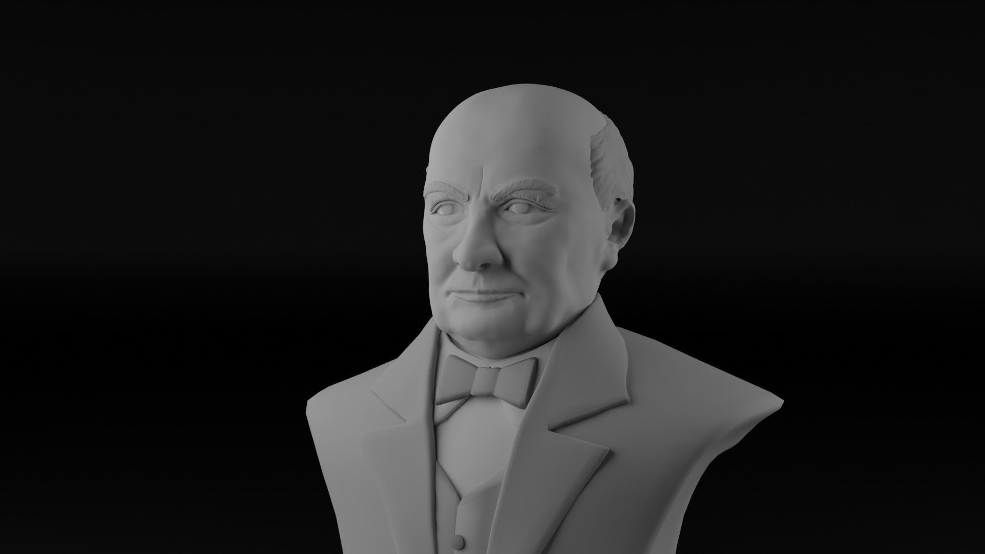 Winston Churchill 3D model_24