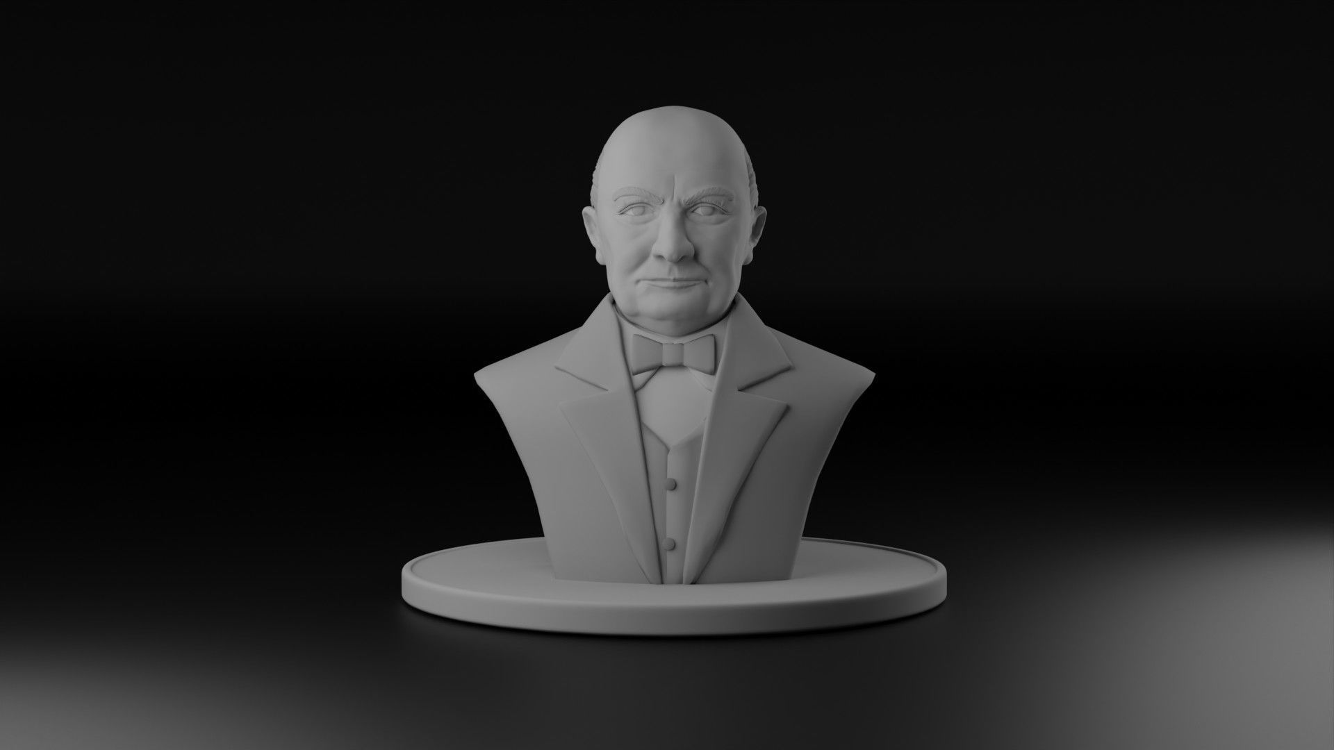 Winston Churchill 3D model_16
