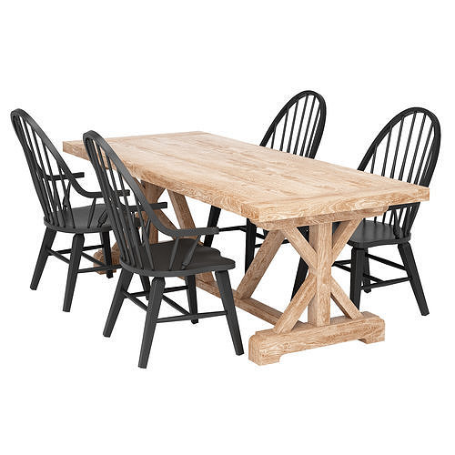 Dining set-51 3D model