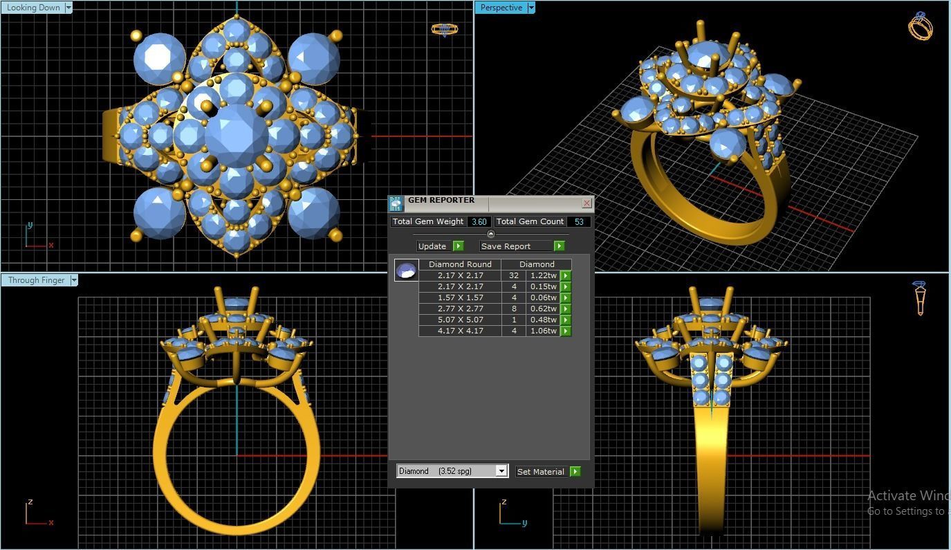 Girl Ring 3D print model_1
