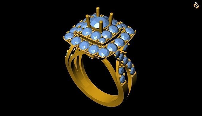 Girl Ring 3D print model