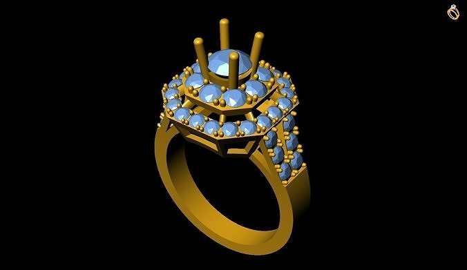 Girl Ring 3D print model