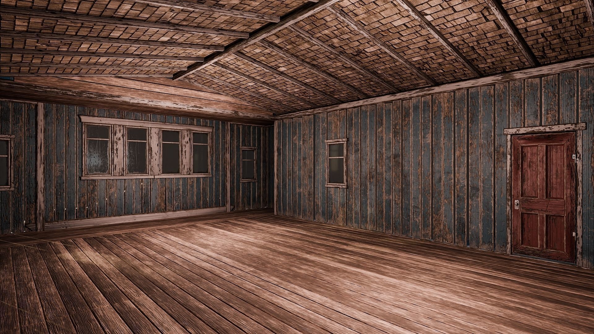 WILD WEST - 50 BUILDINGS 4K WESTERN PACK NEW Low-poly 3D model_58