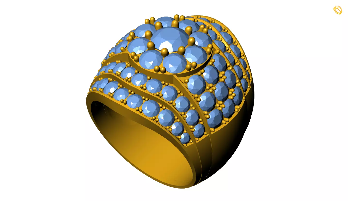 Man Ring 3D print model_0