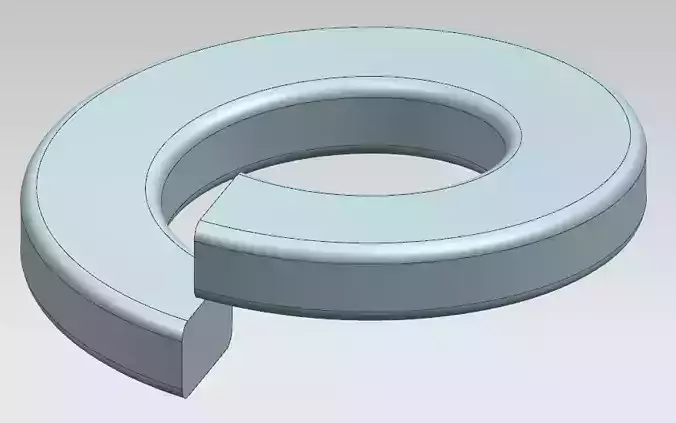 Split lock washer for M6 screw