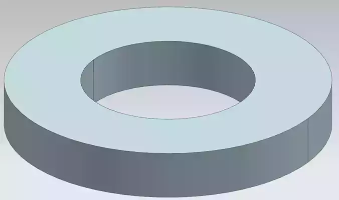 Flat washer for M6 screw