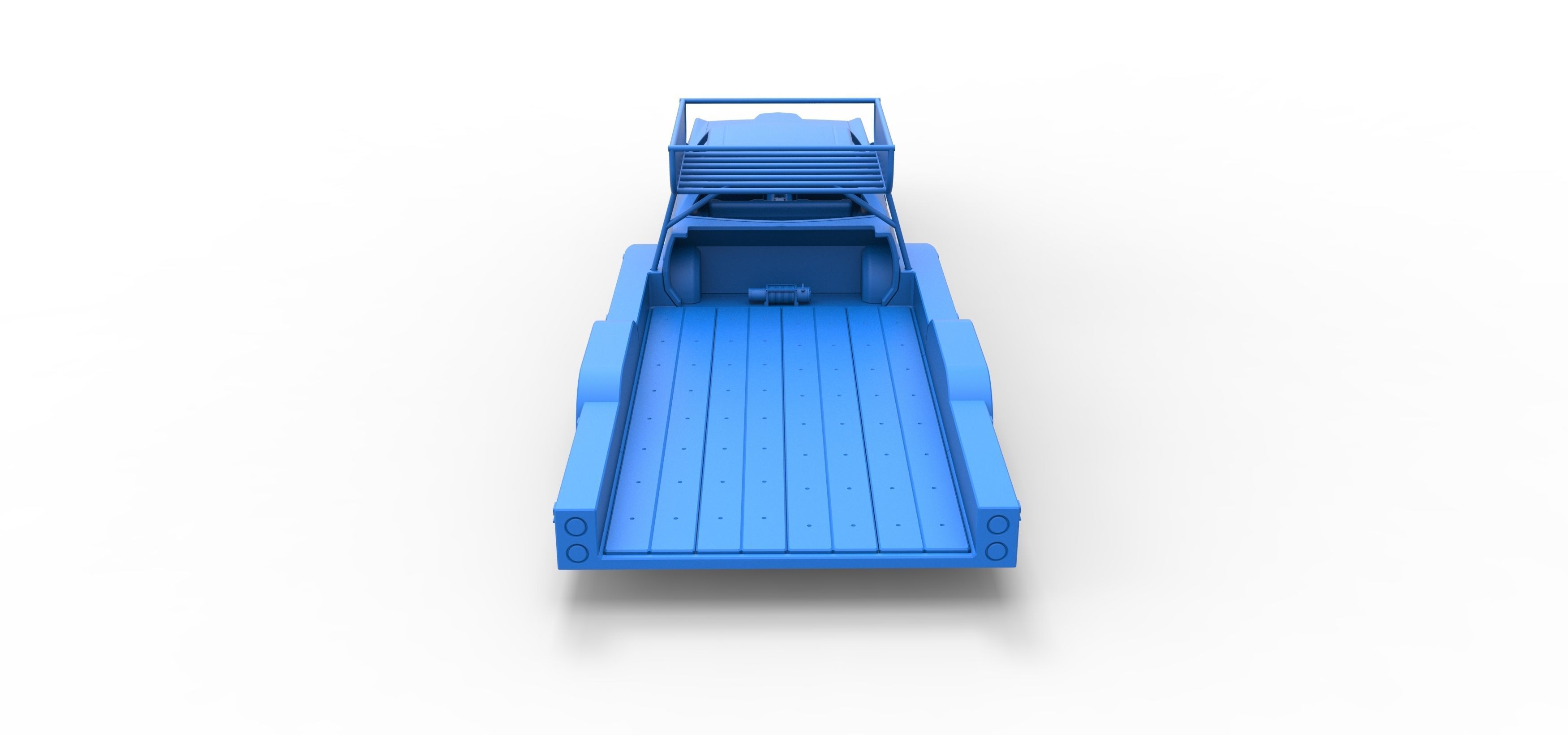 Vintage Transporter truck for Race car V4 Scale 1 to 25 3D print model_48