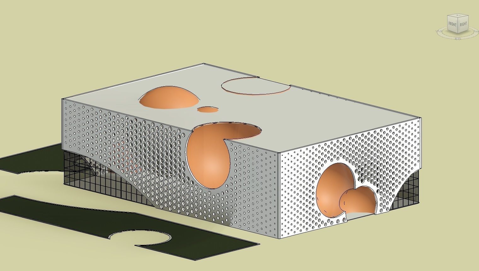 Space Museum - Revit Project with Rhino Inside Revit workflow 3D model_16