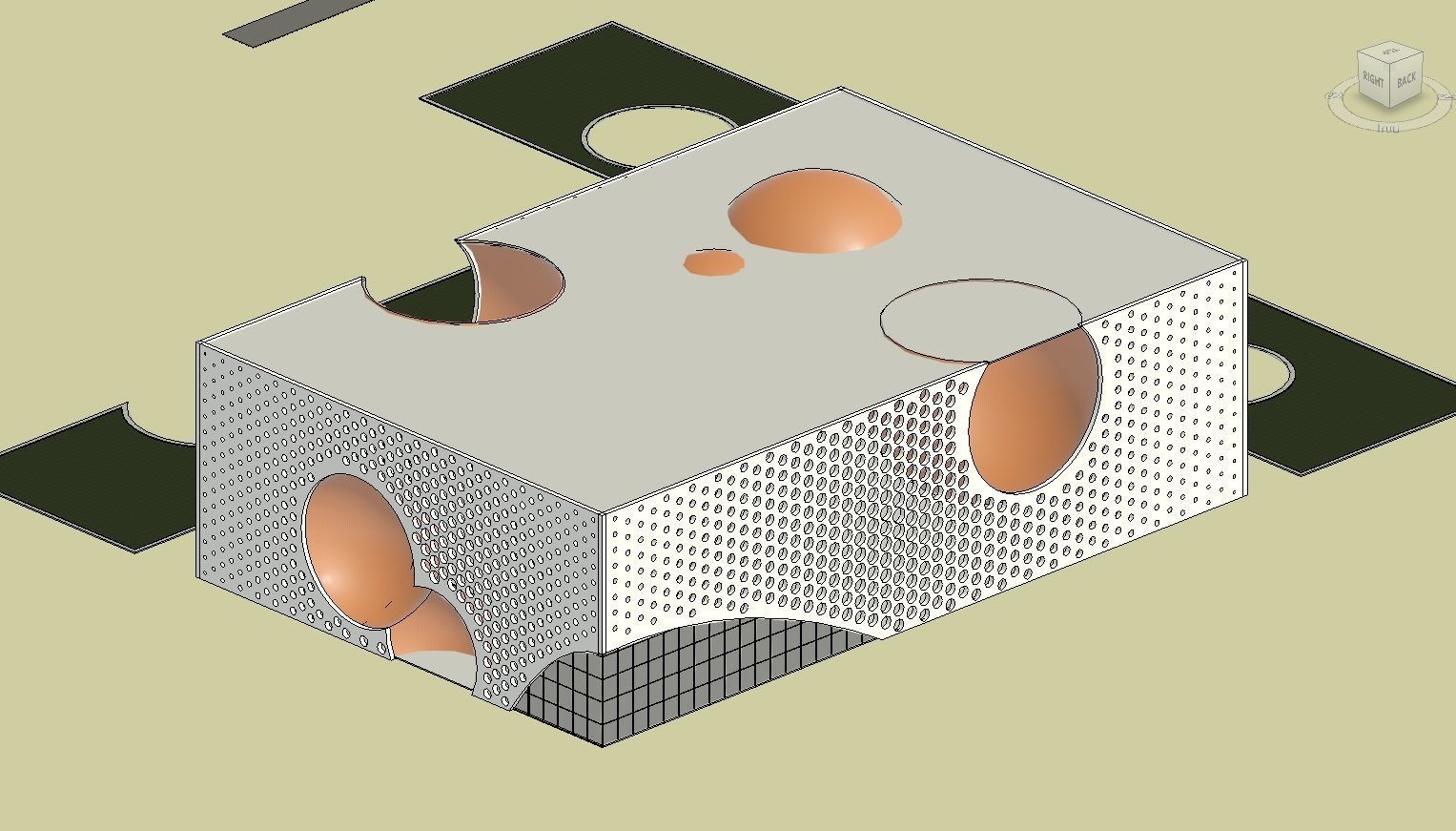 Space Museum - Revit Project with Rhino Inside Revit workflow 3D model_17