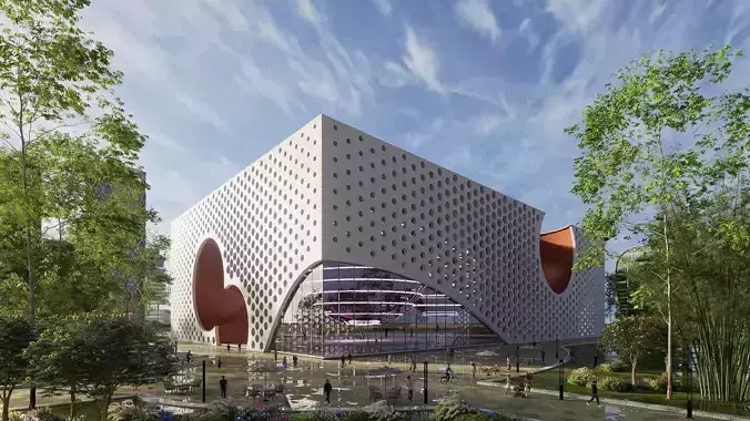 Space Museum - Revit Project with Rhino Inside Revit workflow