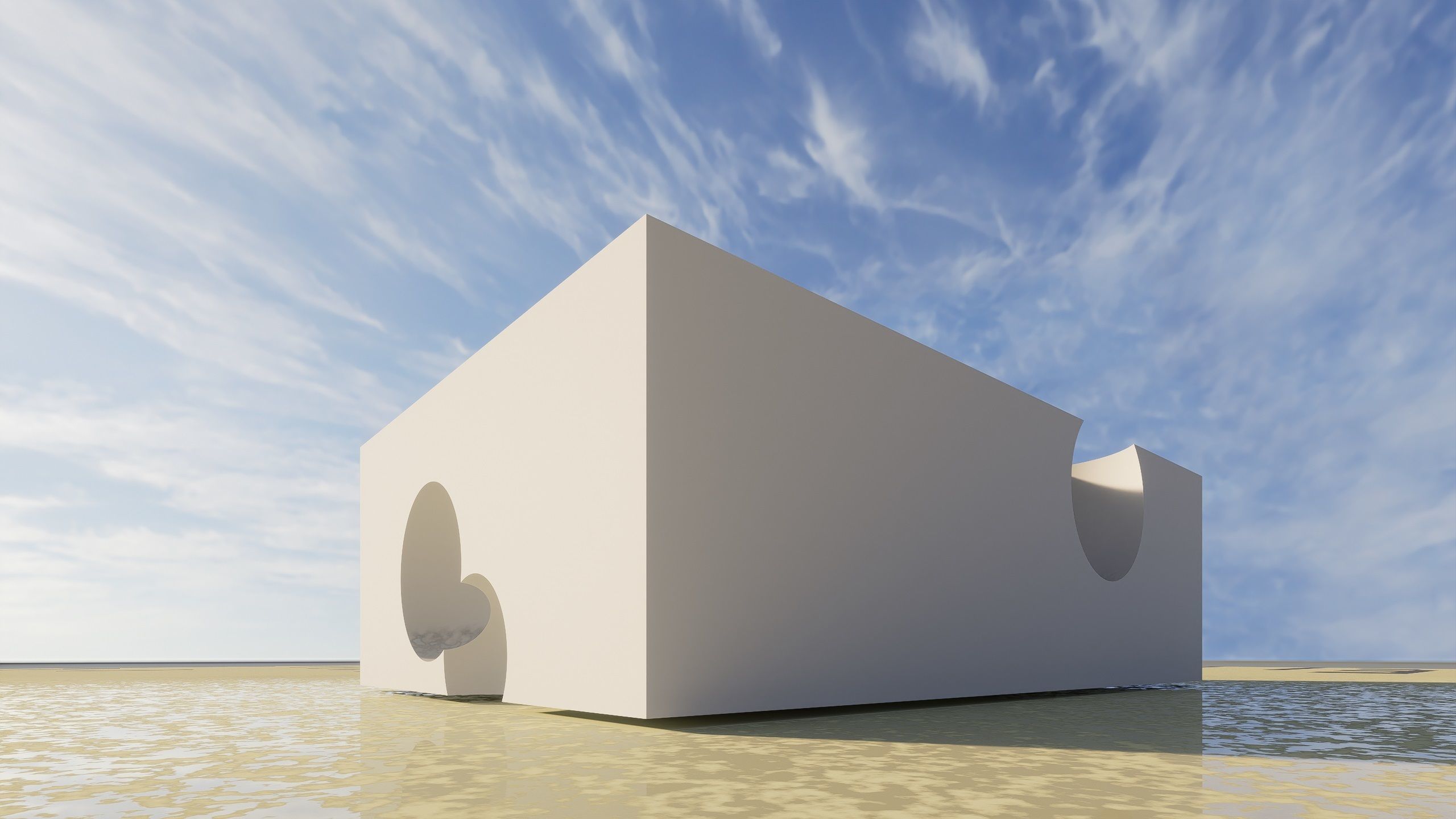 Space Museum - Revit Project with Rhino Inside Revit workflow 3D model_2