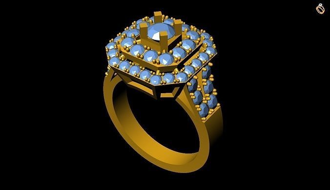 Girl Ring 3D print model
