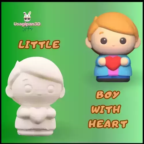 Little Boy with Heart