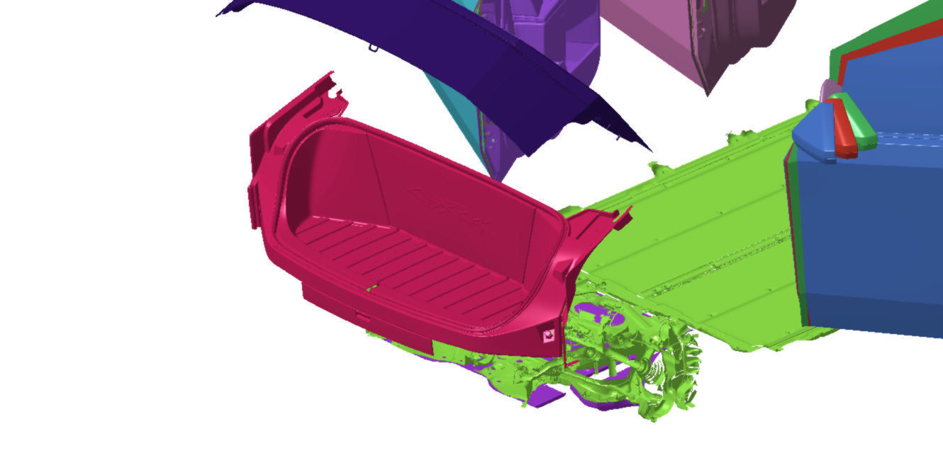 Tesla Cybertruck Foundation Edition 2024 Vehicle 3d scan data 3D model_19