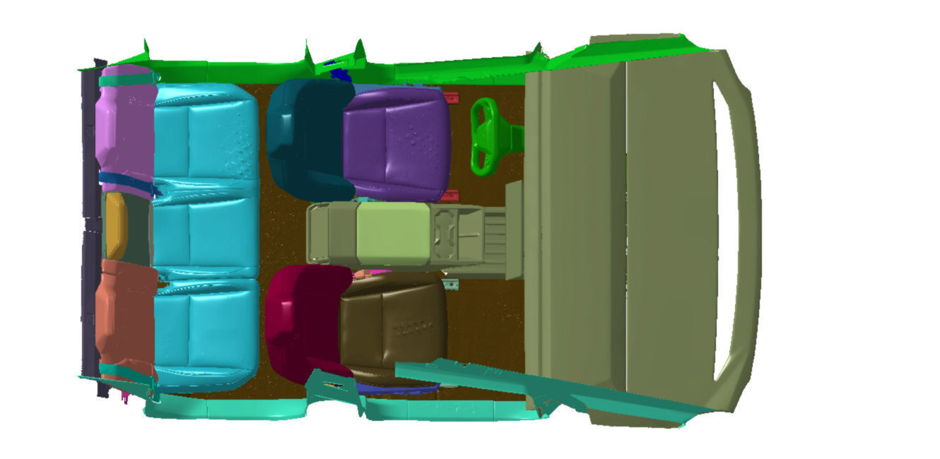 Tesla Cybertruck Foundation Edition 2024 Vehicle 3d scan data 3D model_12