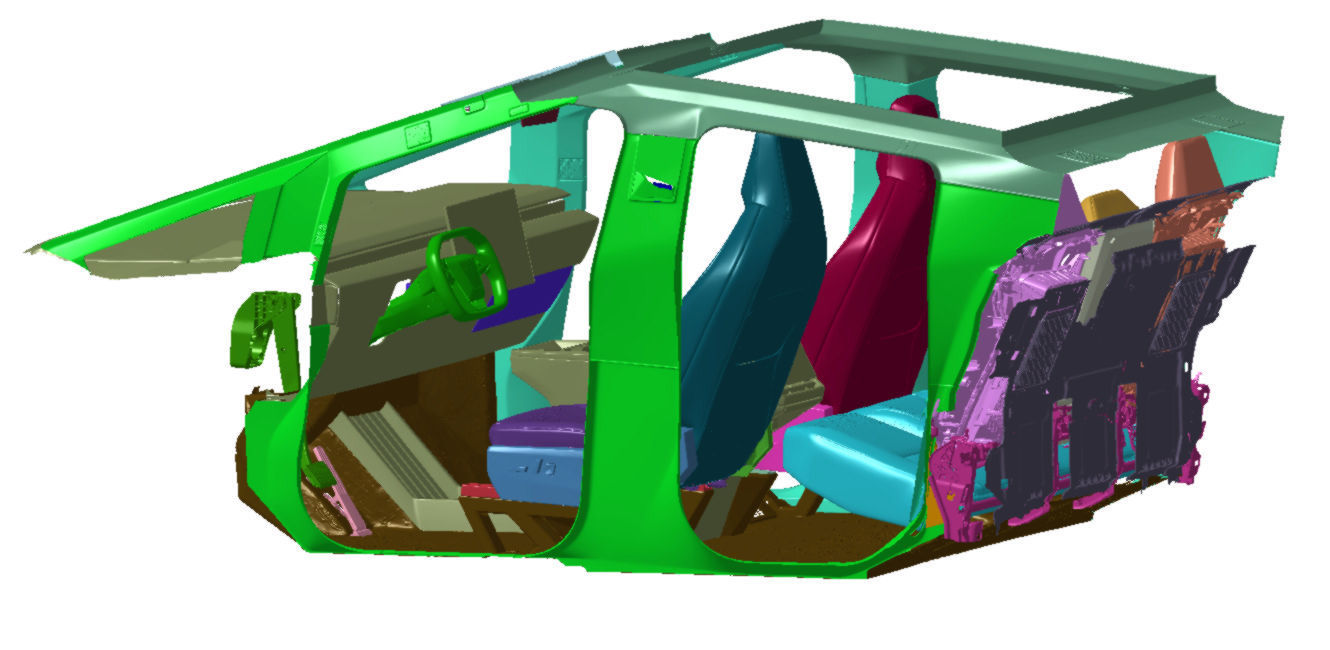 Tesla Cybertruck Foundation Edition 2024 Vehicle 3d scan data 3D model_11