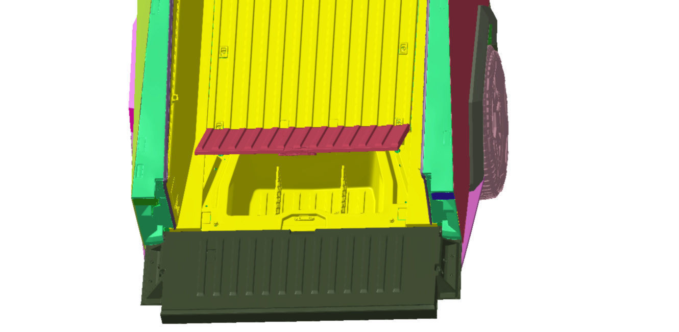 Tesla Cybertruck Foundation Edition 2024 Vehicle 3d scan data 3D model_6