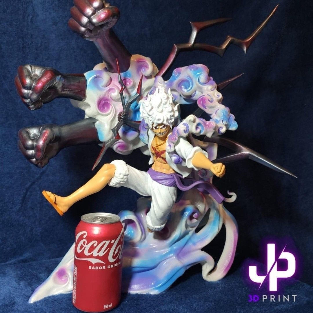 LUFFY GEAR FIVE 5 - ONE PIECE 3D PRINT MODEL 3D print model_2