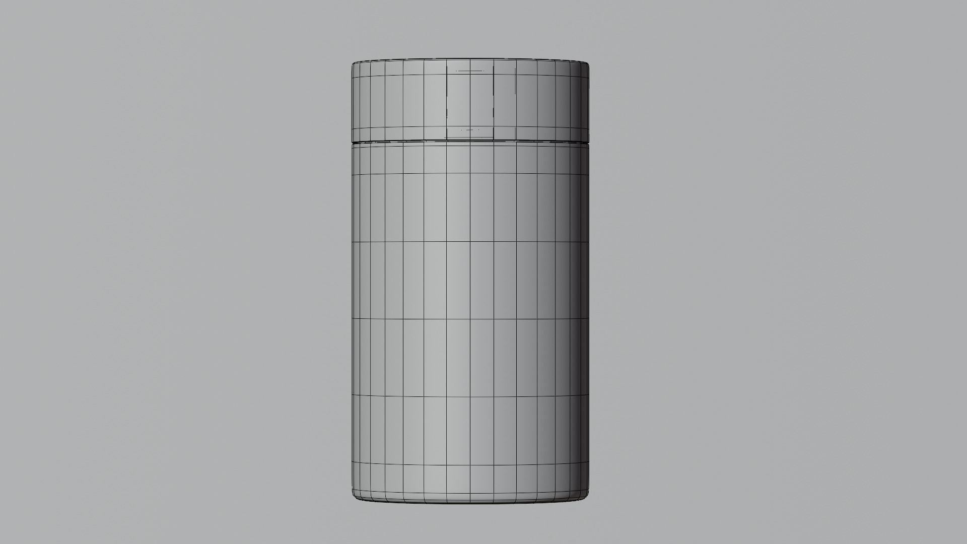 Transparent Jar 3D model_5