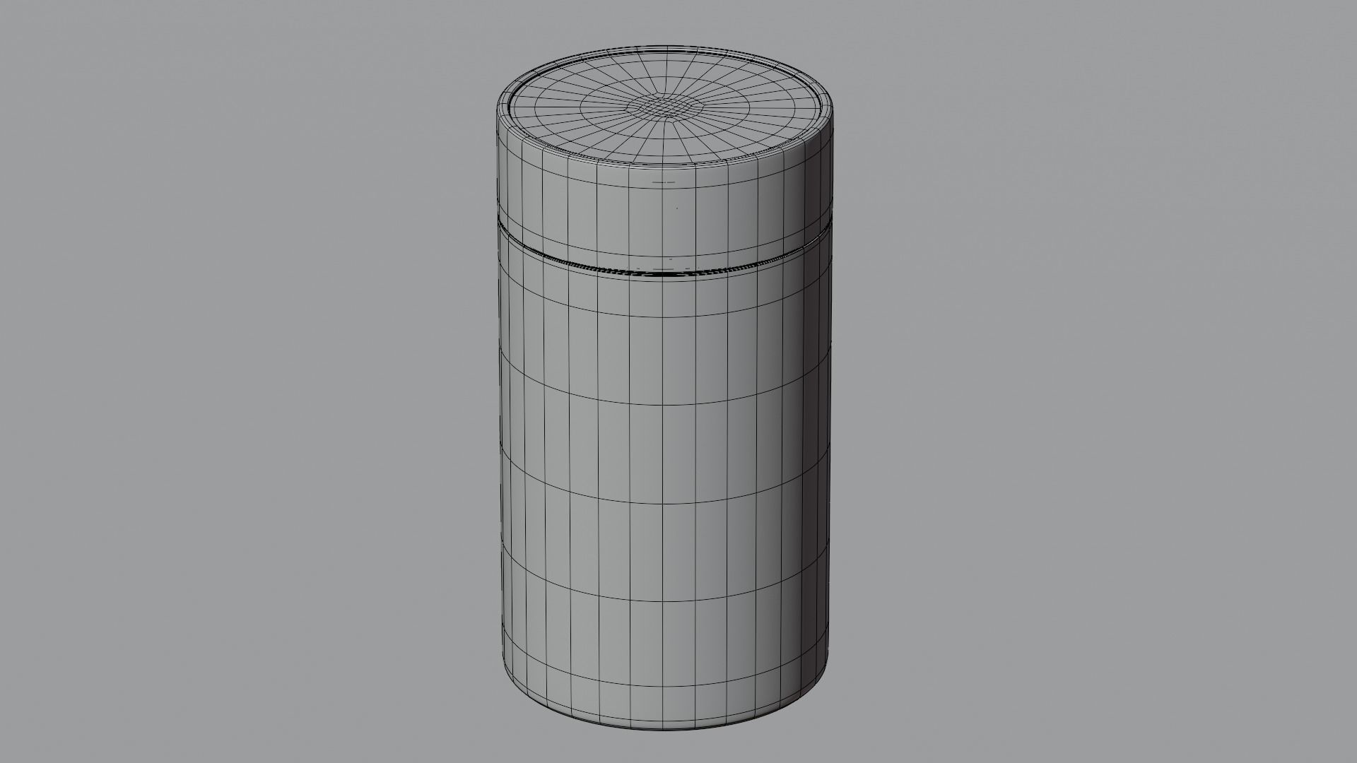 Transparent Jar 3D model_6