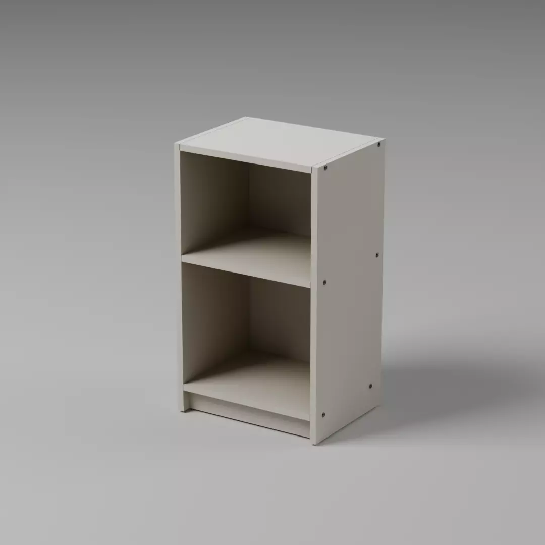 IKEA Gursken Bed-side Table Low-poly 3D model_0