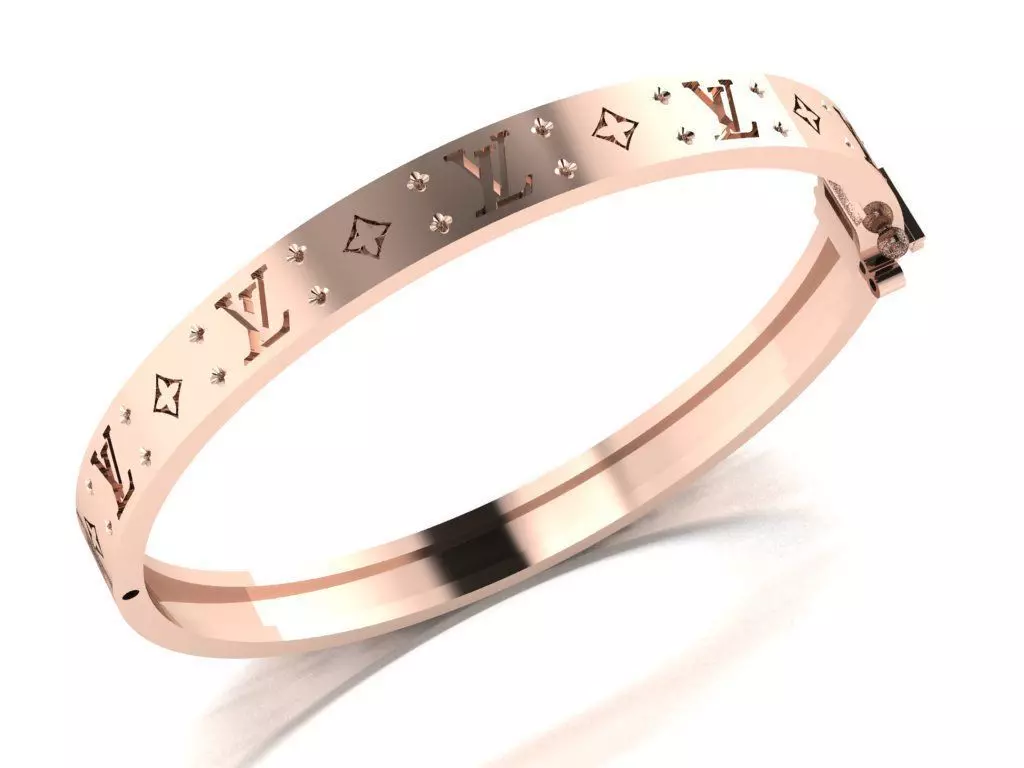 LV Bracelets 3D print model_0